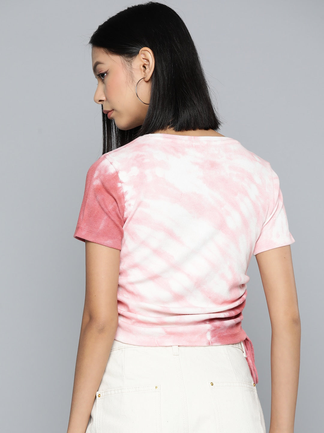 Women Tie Dye Self Design Top