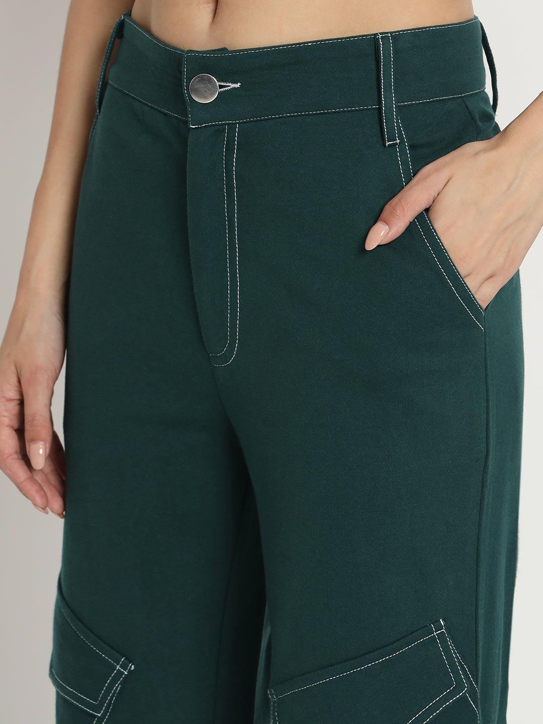 Bottle Green Super Fit Comfortable Jogger