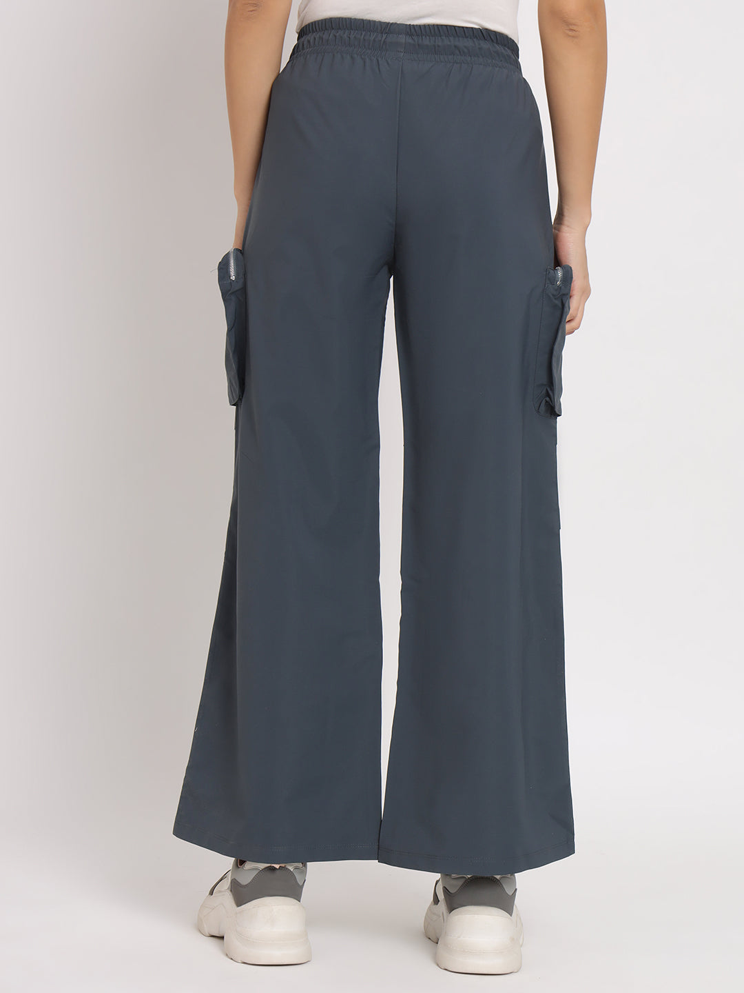 Box Pocket Wide Leg Parachute Jogger