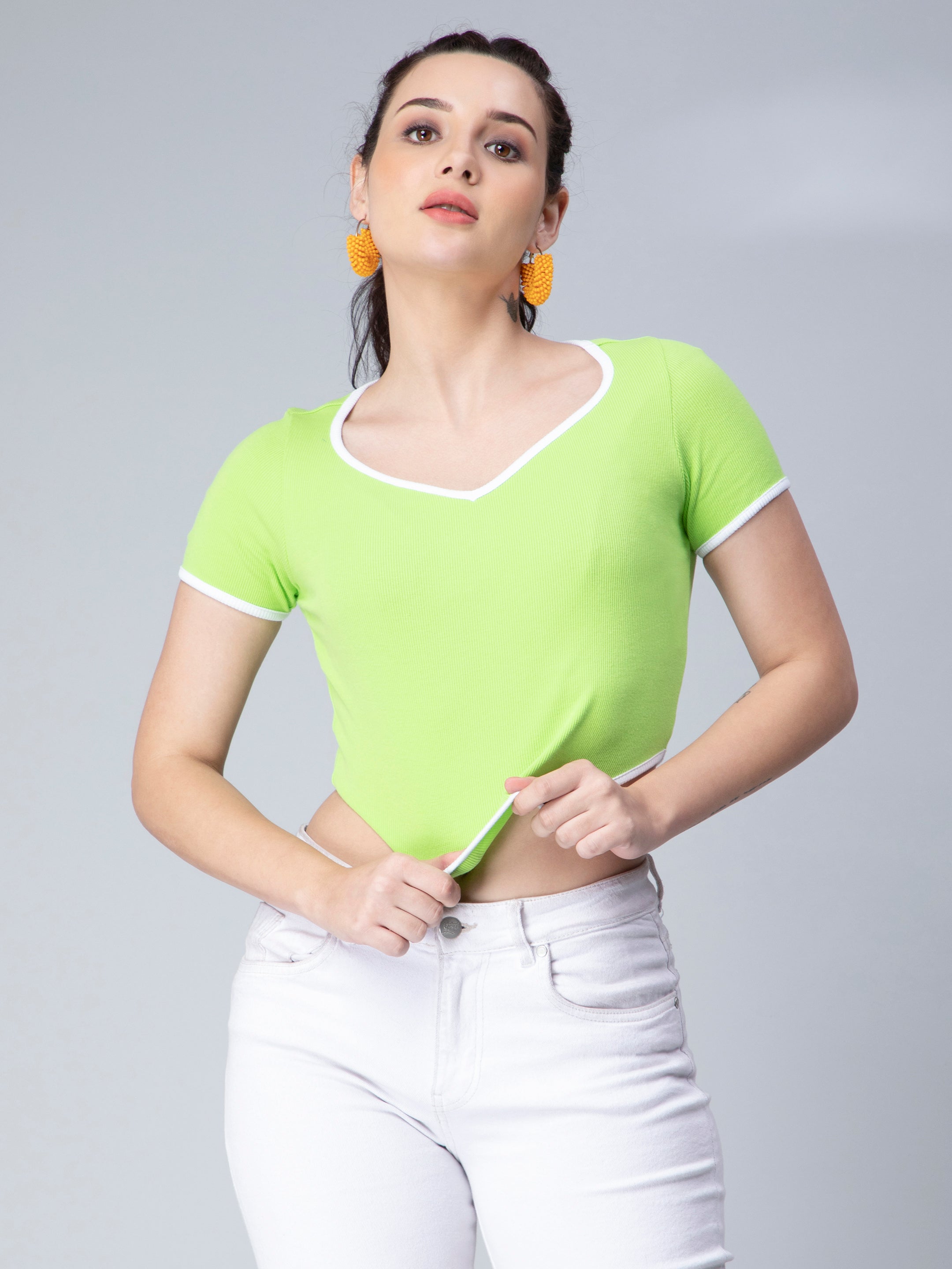 Women Casual Self Design Top