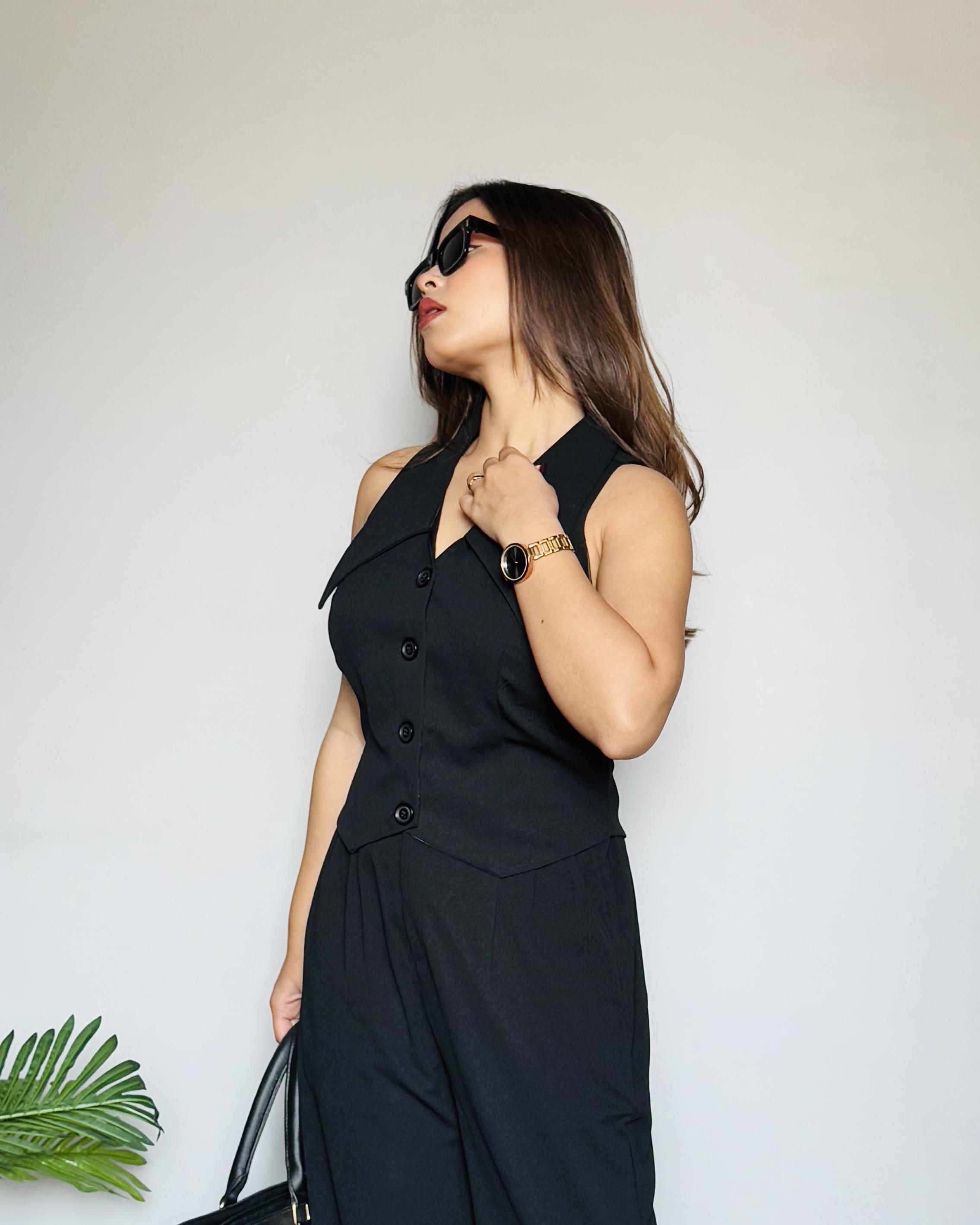 Vintage Timeless Collared Waist Coat